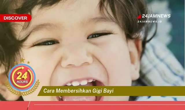 cara membersihkan gigi bayi