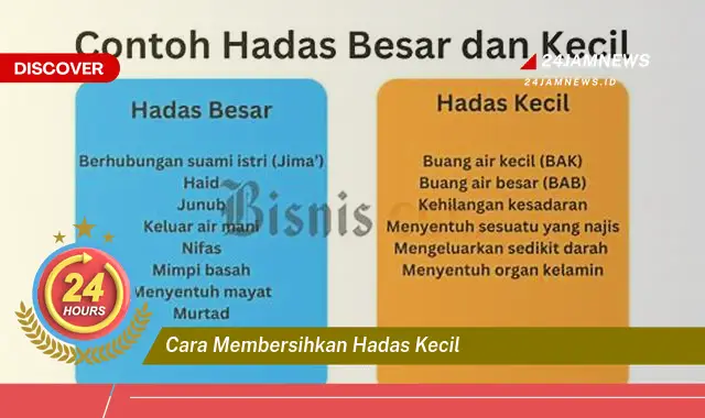 cara membersihkan hadas kecil