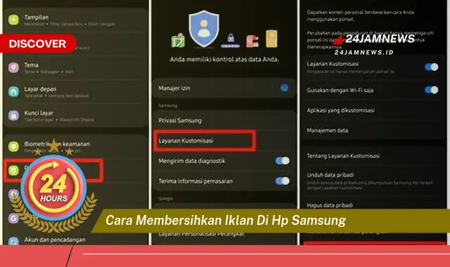 cara membersihkan iklan di hp samsung