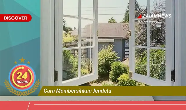 cara membersihkan jendela