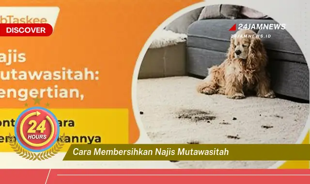 cara membersihkan najis mutawasitah