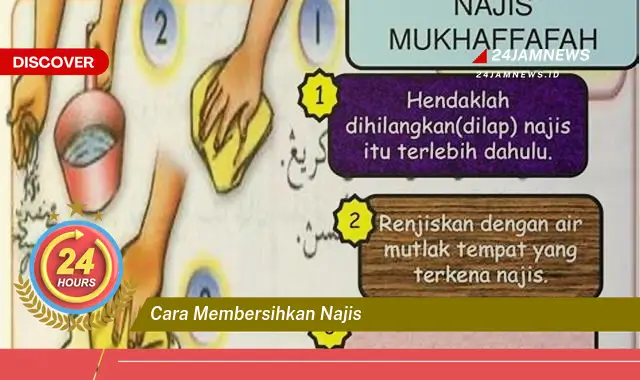 cara membersihkan najis