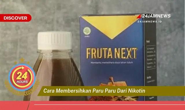 cara membersihkan paru paru dari nikotin