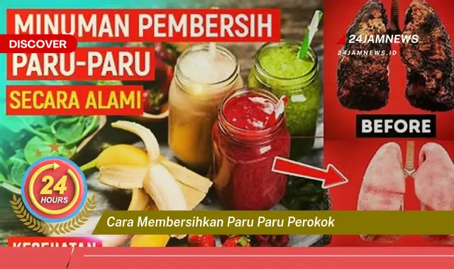 cara membersihkan paru paru perokok