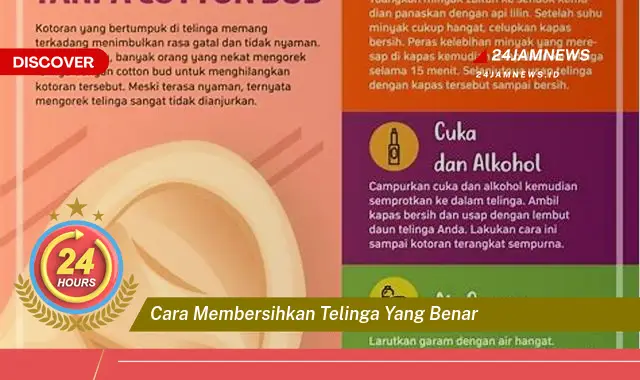 cara membersihkan telinga yang benar