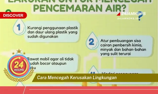 cara mencegah kerusakan lingkungan