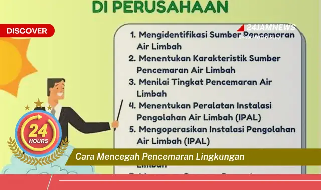 cara mencegah pencemaran lingkungan