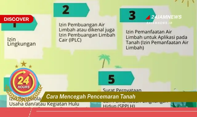 cara mencegah pencemaran tanah