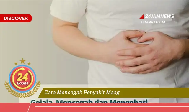 cara mencegah penyakit maag