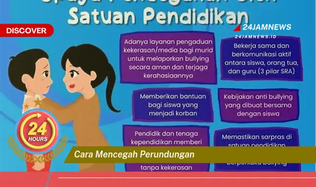 cara mencegah perundungan