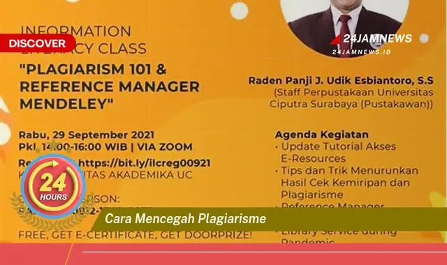 cara mencegah plagiarisme