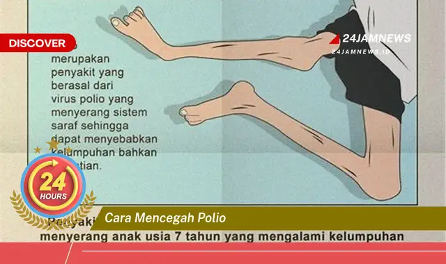 cara mencegah polio