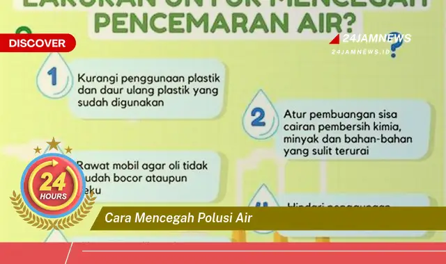 cara mencegah polusi air