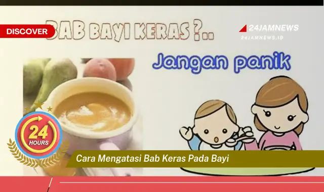 cara mengatasi bab keras pada bayi