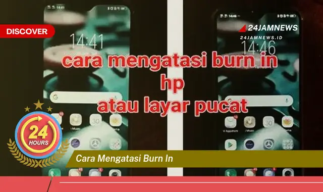 cara mengatasi burn in