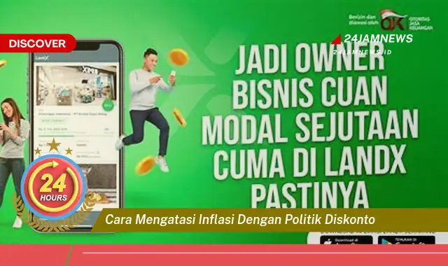 cara mengatasi inflasi dengan politik diskonto