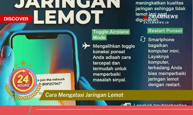 cara mengatasi jaringan lemot