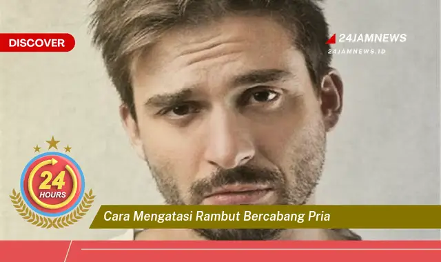 cara mengatasi rambut bercabang pria