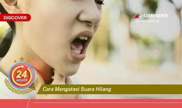 cara mengatasi suara hilang