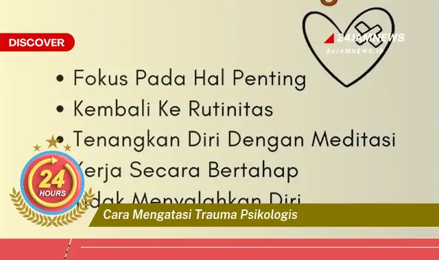 cara mengatasi trauma psikologis