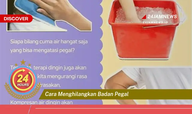 cara menghilangkan badan pegal