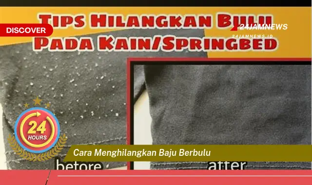 cara menghilangkan baju berbulu
