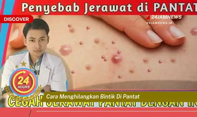 cara menghilangkan bintik di pantat