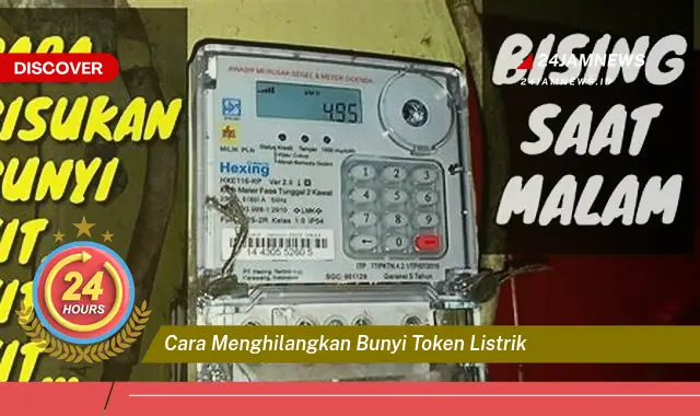cara menghilangkan bunyi token listrik