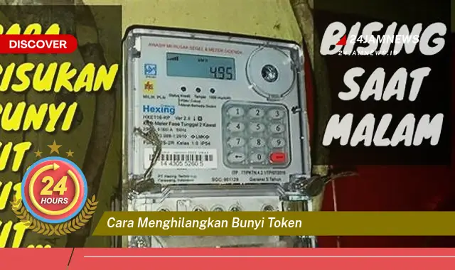 cara menghilangkan bunyi token