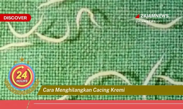 cara menghilangkan cacing kremi