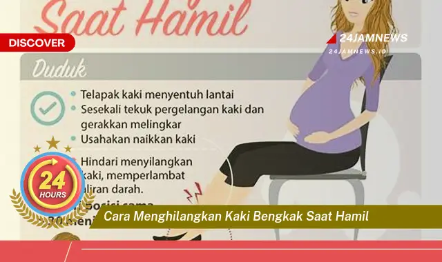 cara menghilangkan kaki bengkak saat hamil