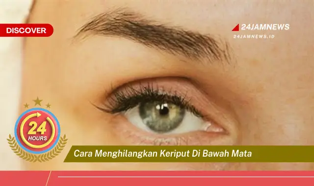 cara menghilangkan keriput di bawah mata