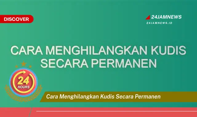 cara menghilangkan kudis secara permanen