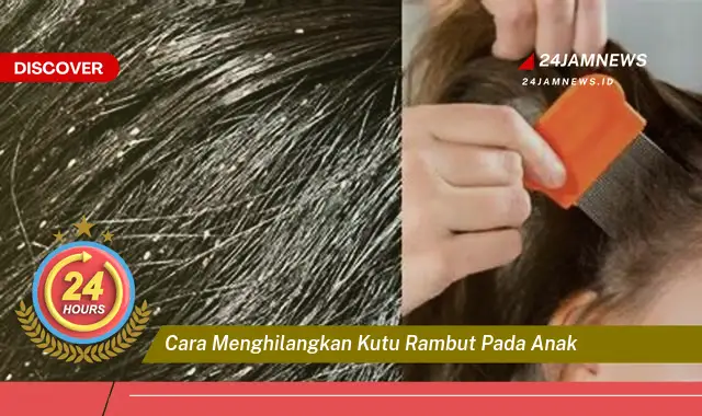 cara menghilangkan kutu rambut pada anak