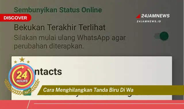 cara menghilangkan tanda biru di wa cara menghilangkan tanda biru di wa