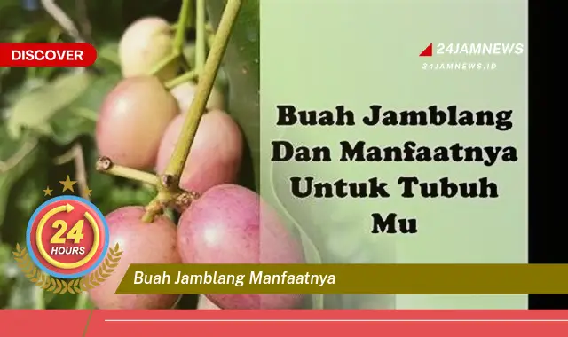 Temukan Manfaat Buah Jamblang untuk Kesehatan Anda