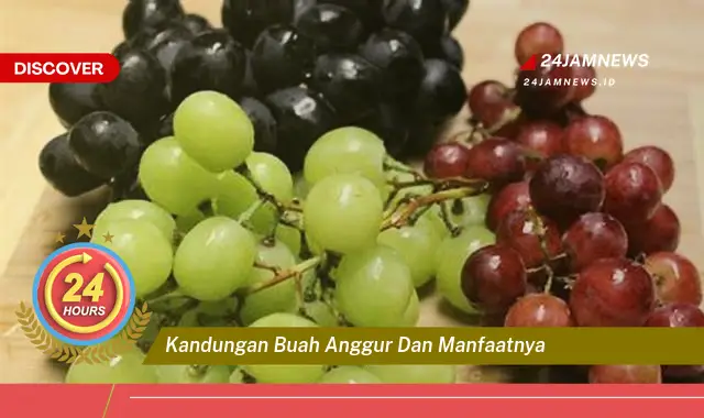 Temukan Manfaat Kandungan Buah Anggur untuk Kesehatan Anda