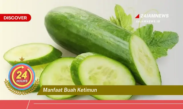 Temukan Manfaat Buah Ketimun untuk Kesehatan, Kecantikan, dan Cara Mengolahnya