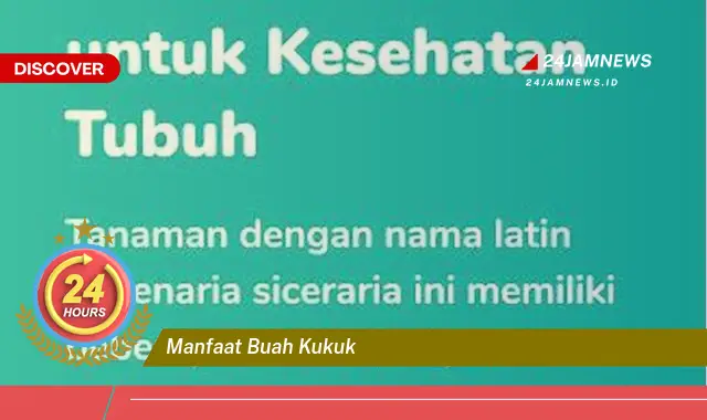 Temukan Manfaat Buah Kukuk untuk Kesehatan Anda yang Luar Biasa