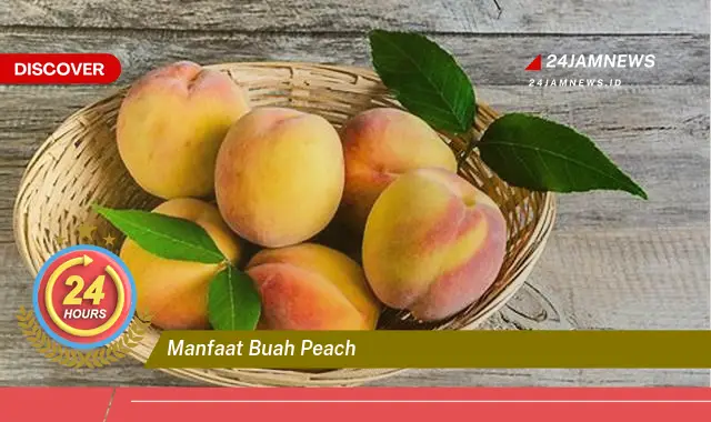 Temukan Manfaat Buah Peach untuk Kesehatan, Kecantikan, dan Resep Lezat