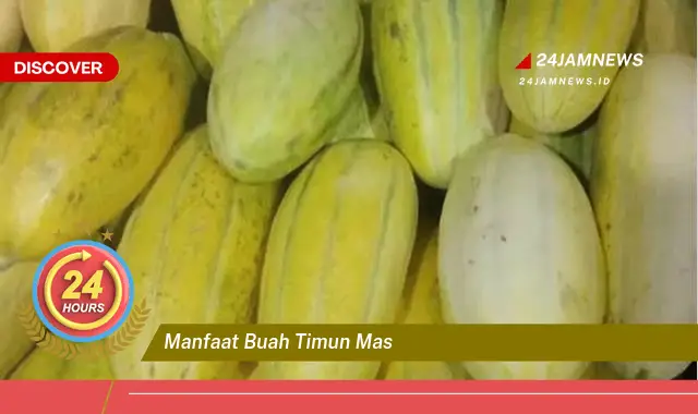 Temukan Manfaat Buah Timun Mas untuk Kesehatan dan Kecantikan Anda